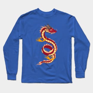 Asian Dragon Long Sleeve T-Shirt